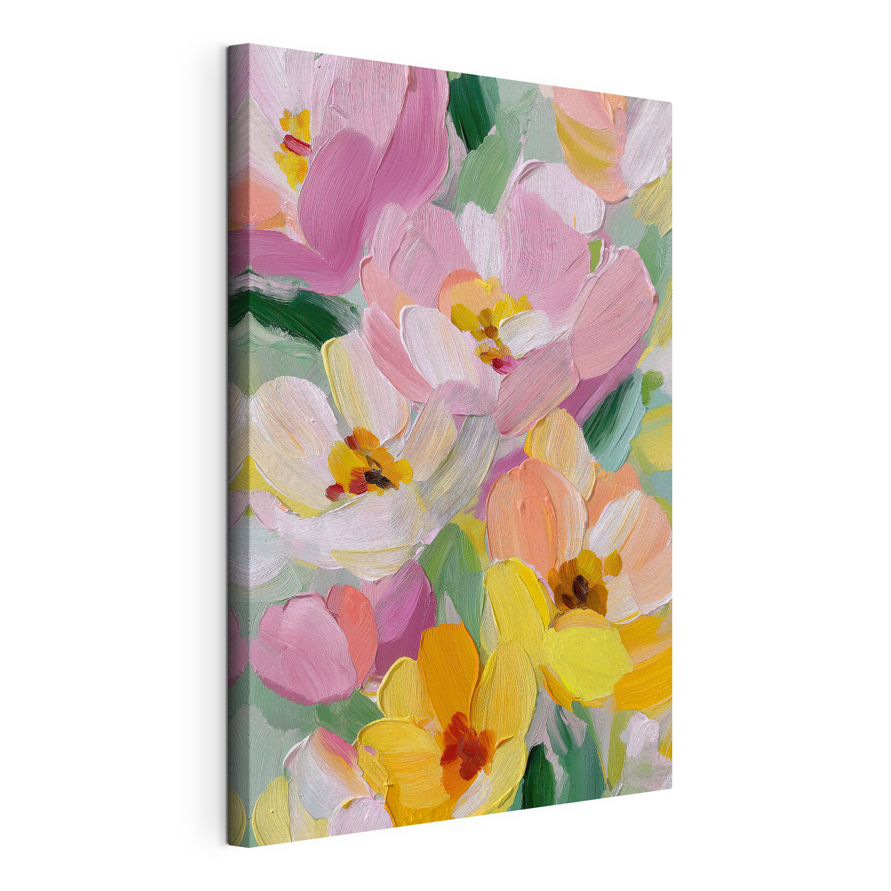 Bright blossoms in soft pastel hues Bright blossoms in soft pastel hues