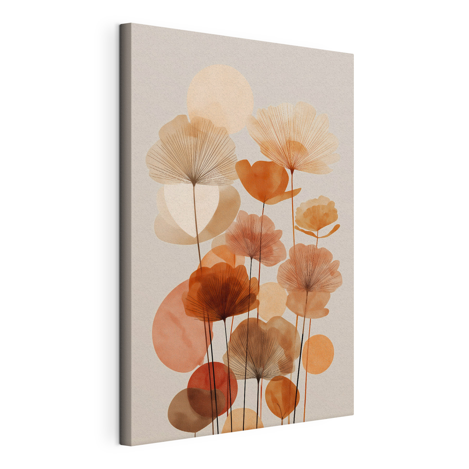 Group of flowers with different colors