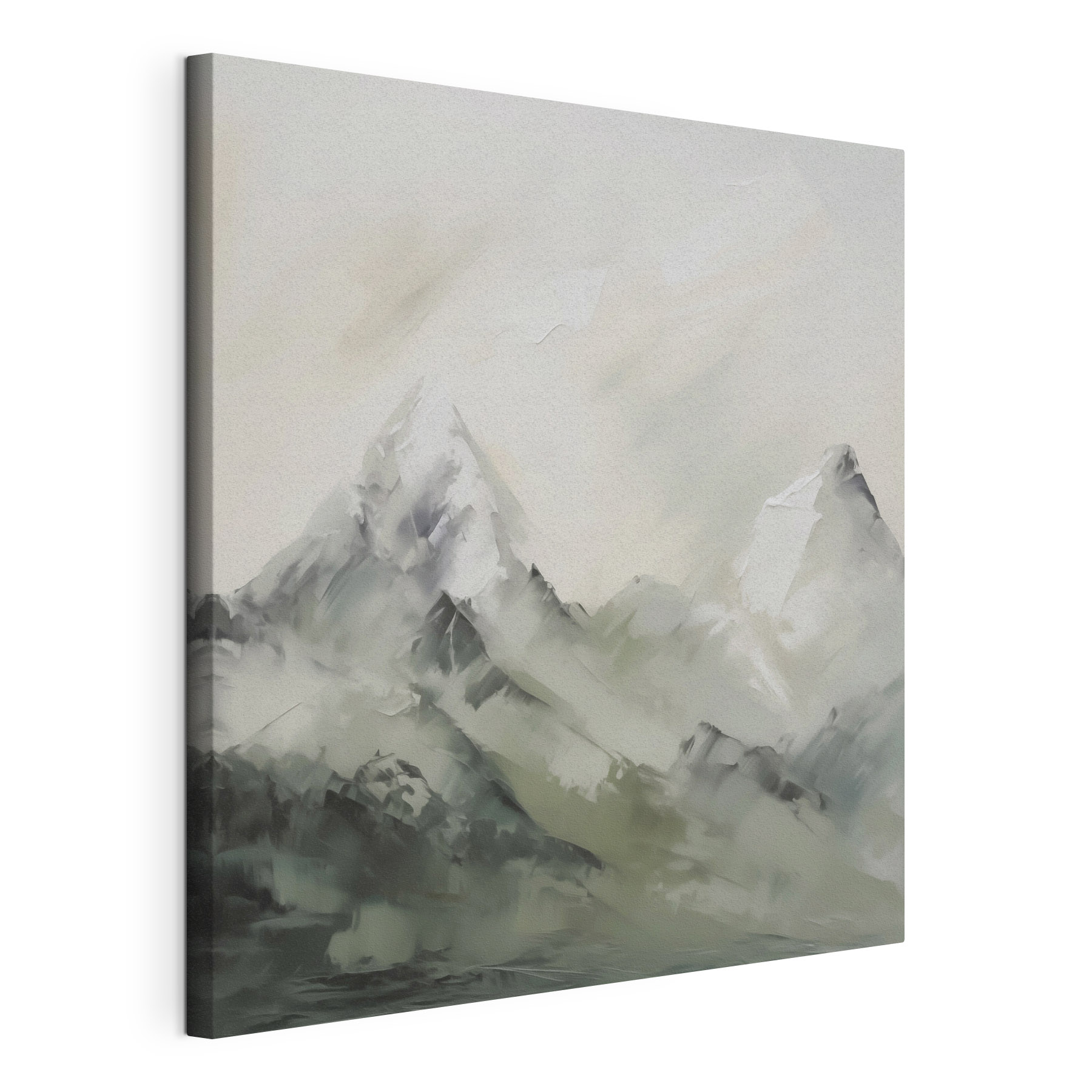Painting of a mountain range Painting of a mountain range