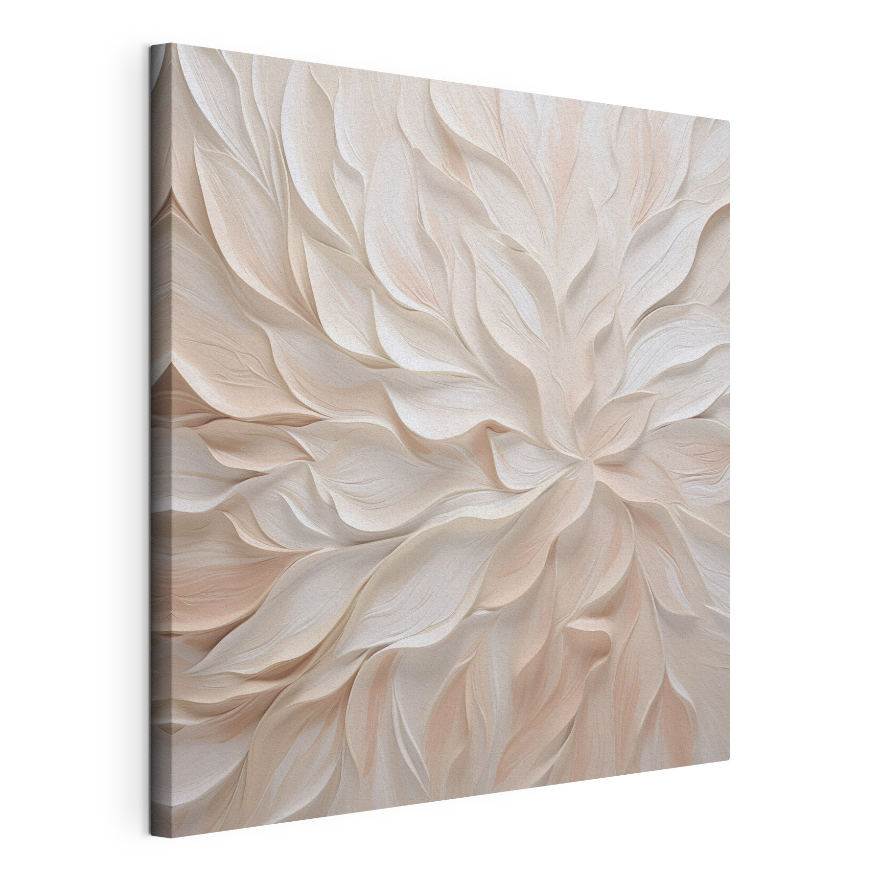 White and pink leafy pattern White and pink leafy pattern