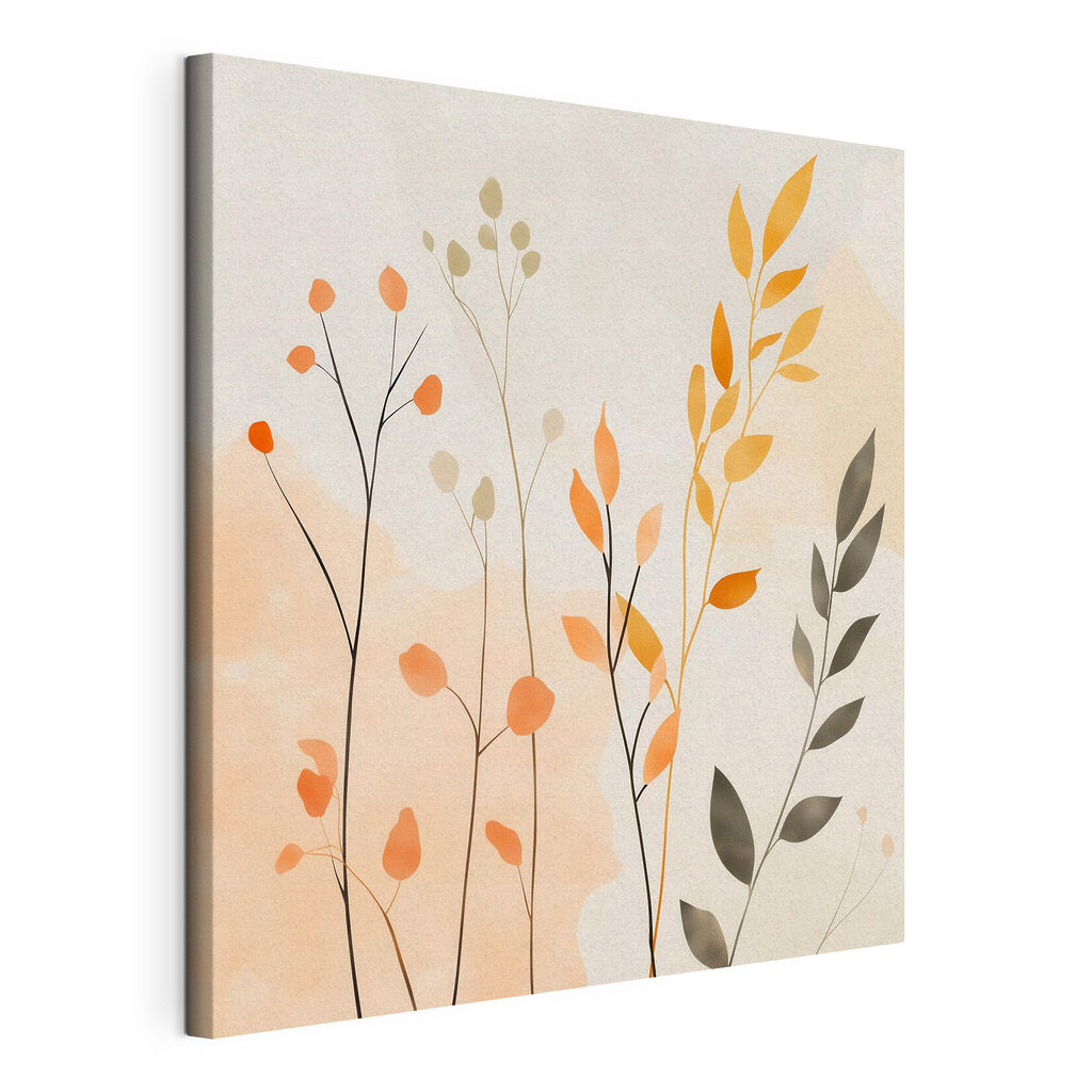 Painting of leaves and branches Painting of leaves and branches