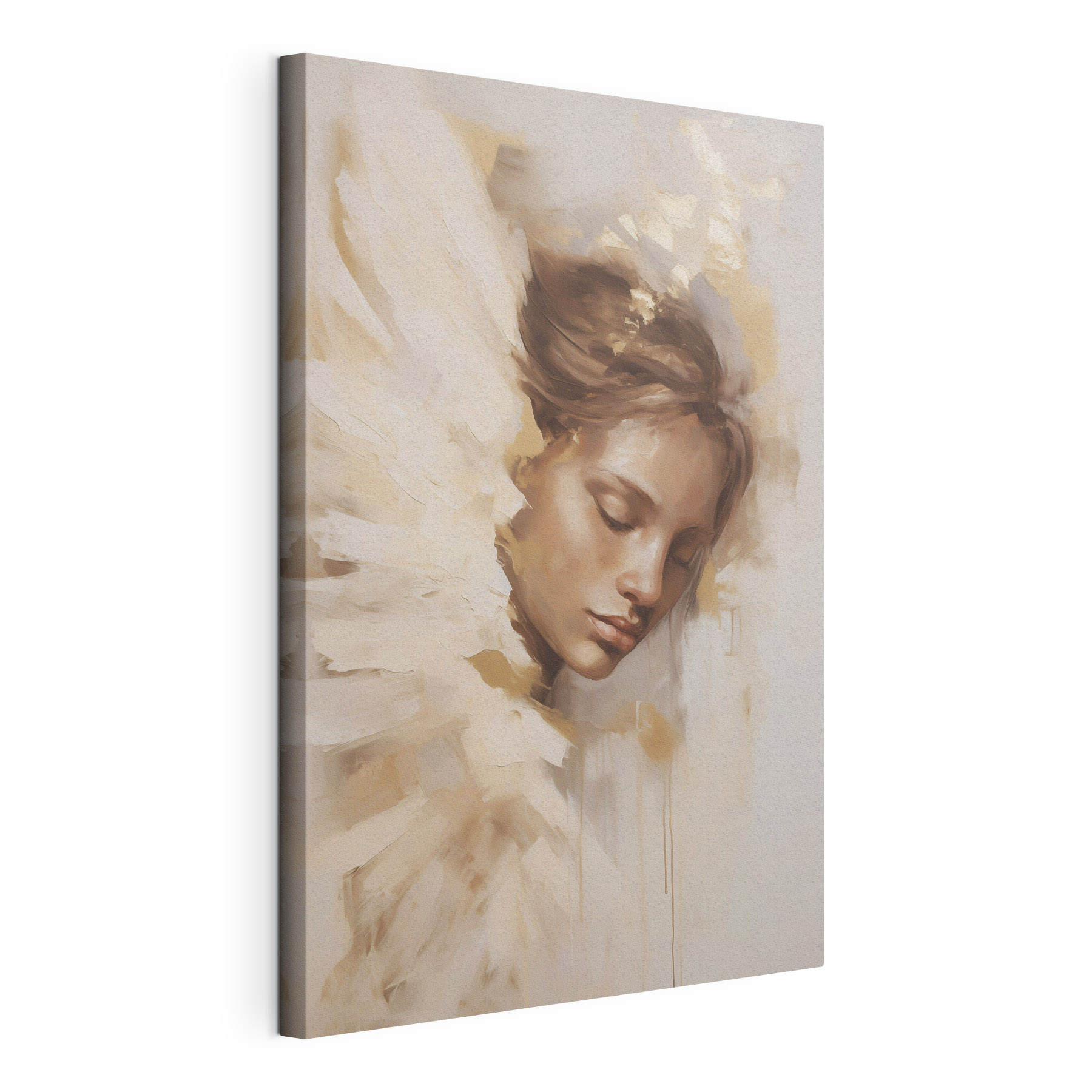 Painting of a woman's face