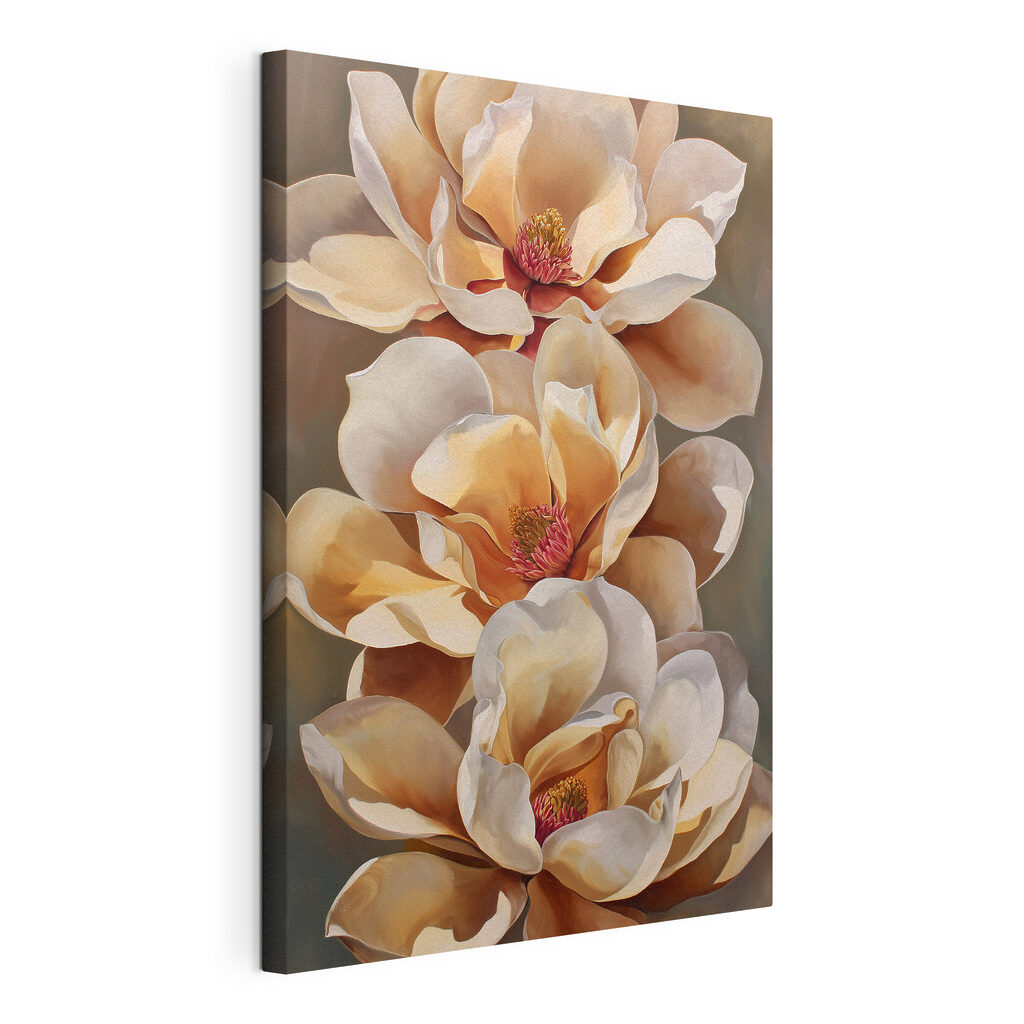 Soft blooms in warm tones