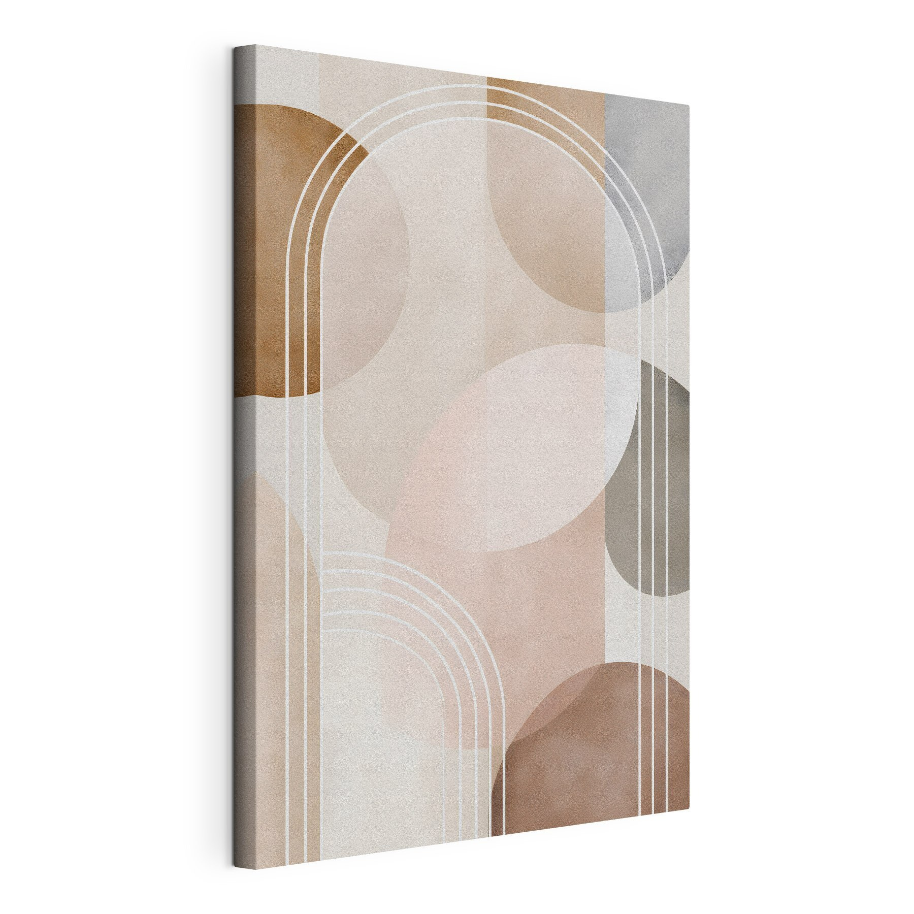 Soft curves and gentle color palette