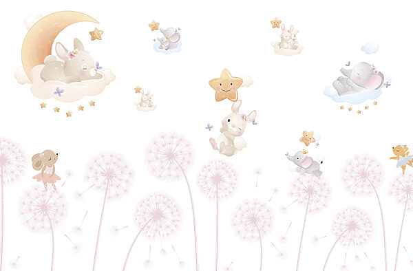 Group of animals flying in the air Group of animals flying in the air