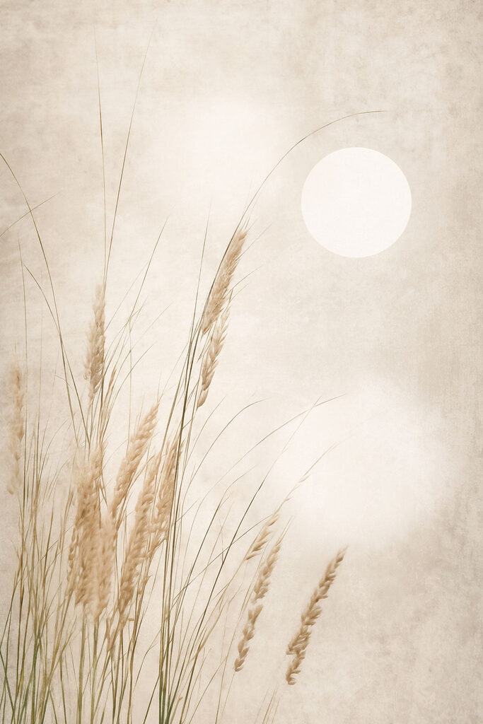 Gentle grasses in soft light