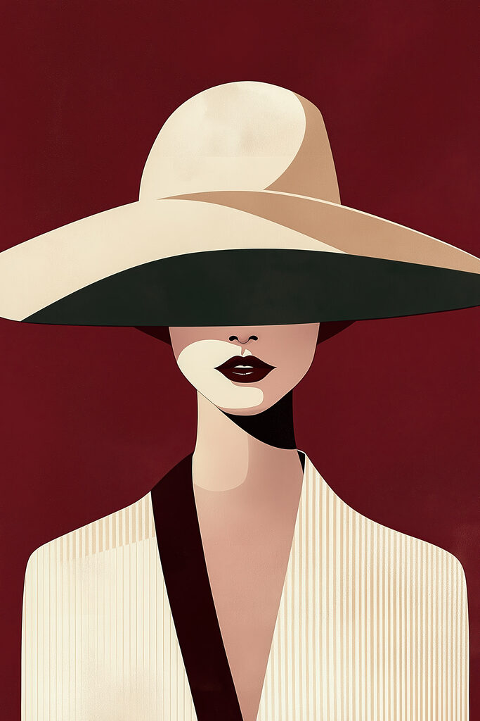Woman wearing a hat Woman wearing a hat