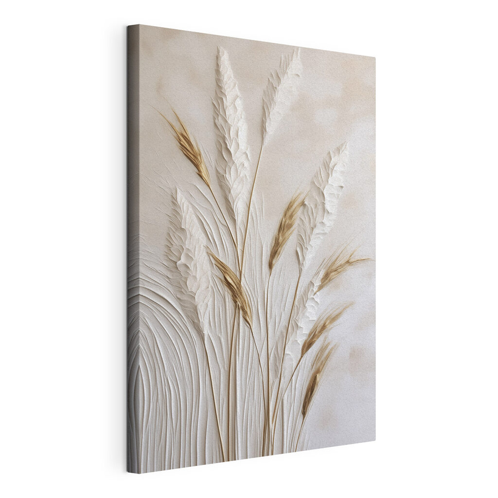 Delicate strokes in soft earth tones