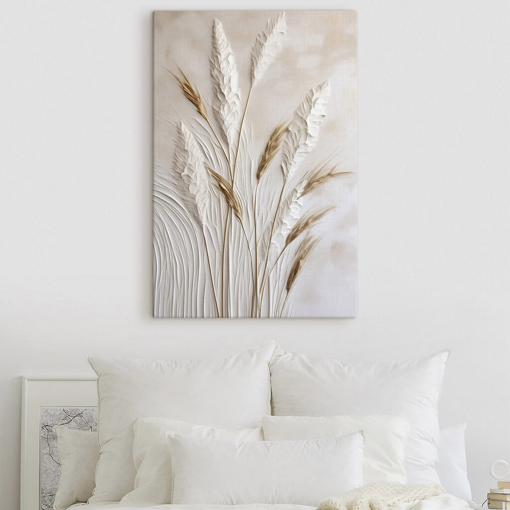 Delicate strokes in soft earth tones