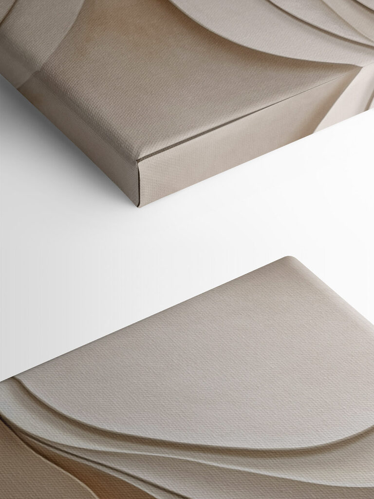 White and tan wall art White and tan wall art
