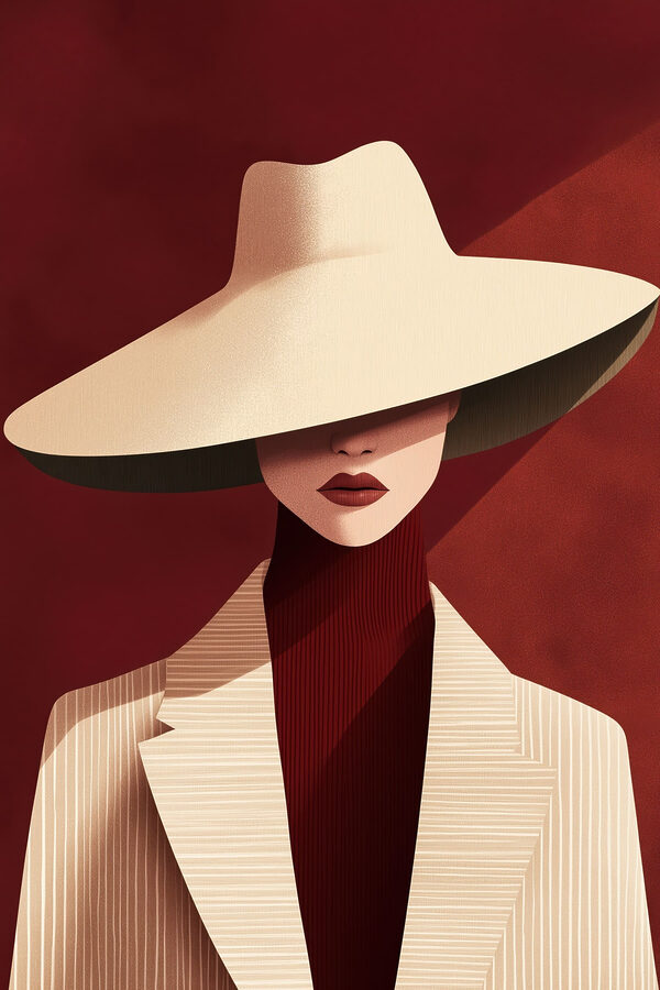 Woman wearing a hat