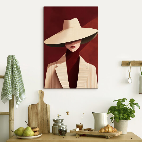 Woman wearing a hat