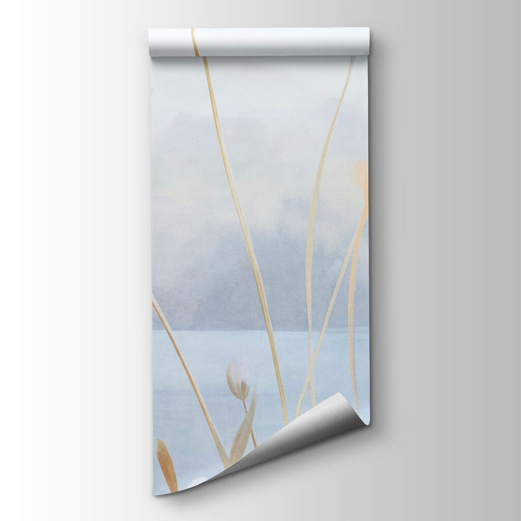 Painting of flowers and grass Painting of flowers and grass