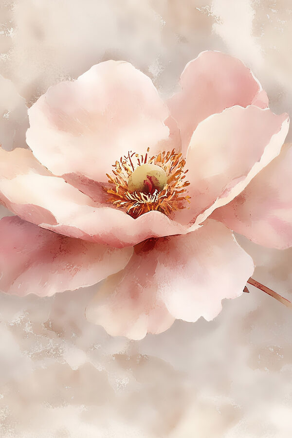 Delicate petals in soft pastel hues Delicate petals in soft pastel hues