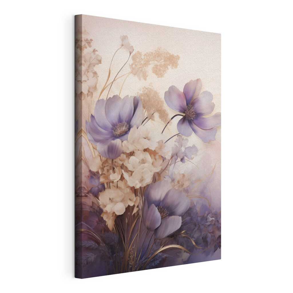 Delicate blooms in soft hues