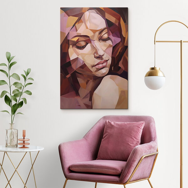 - Abstract beauty in soft hues
