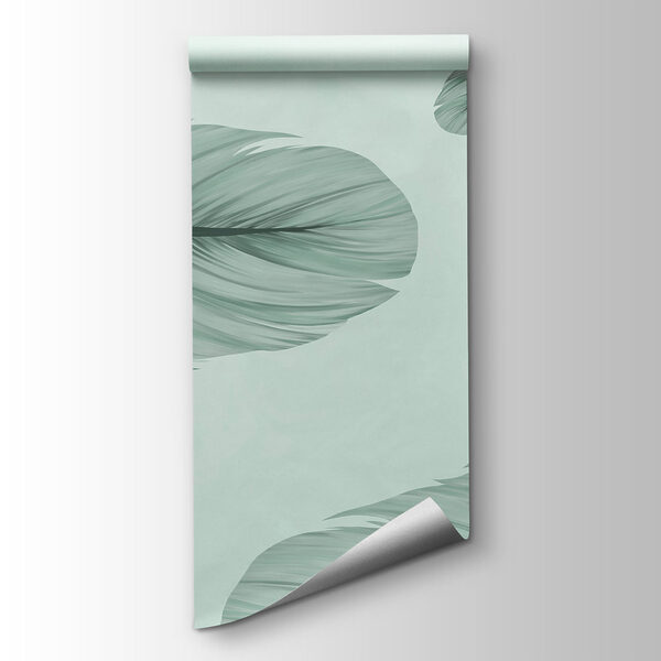 Group of feathers floating in the air