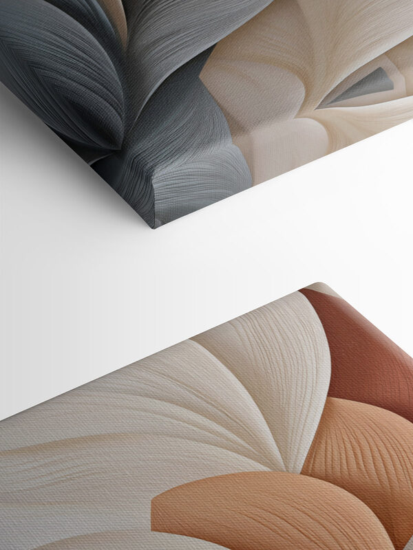 Soft waves in muted tones Soft waves in muted tones