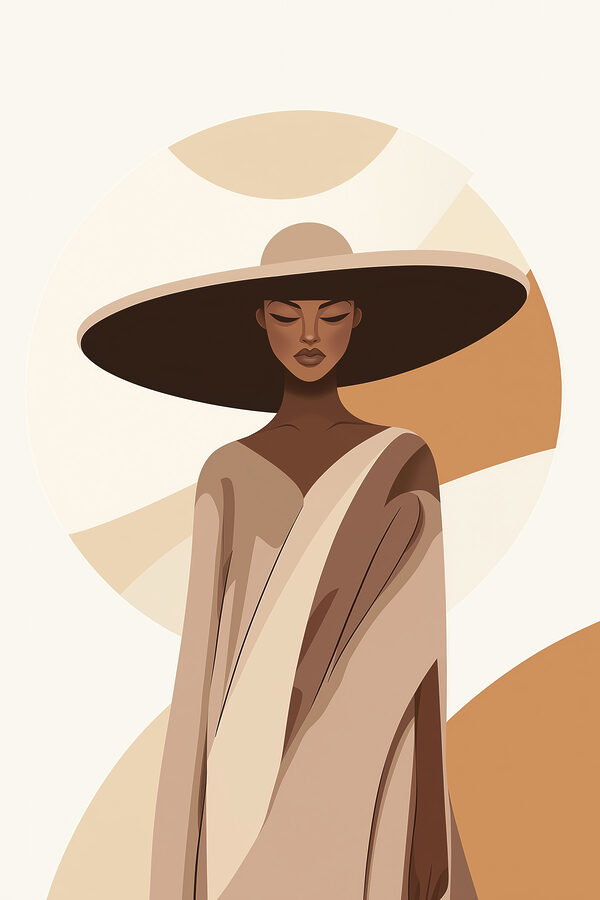 Woman wearing a hat Woman wearing a hat