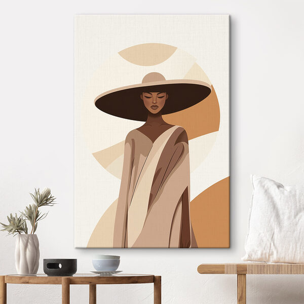 Woman wearing a hat Woman wearing a hat
