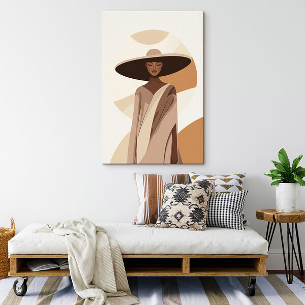 Woman wearing a hat Woman wearing a hat