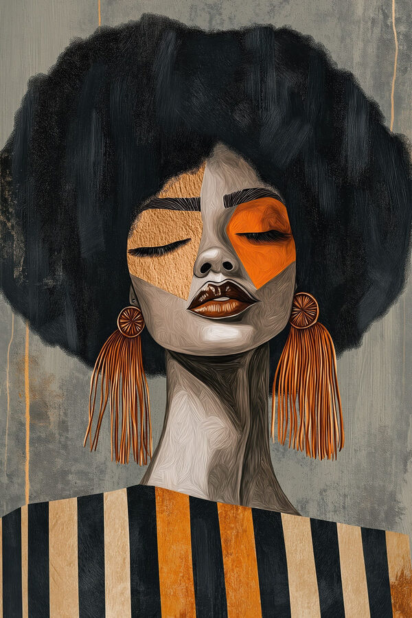 Striking art with vibrant colors