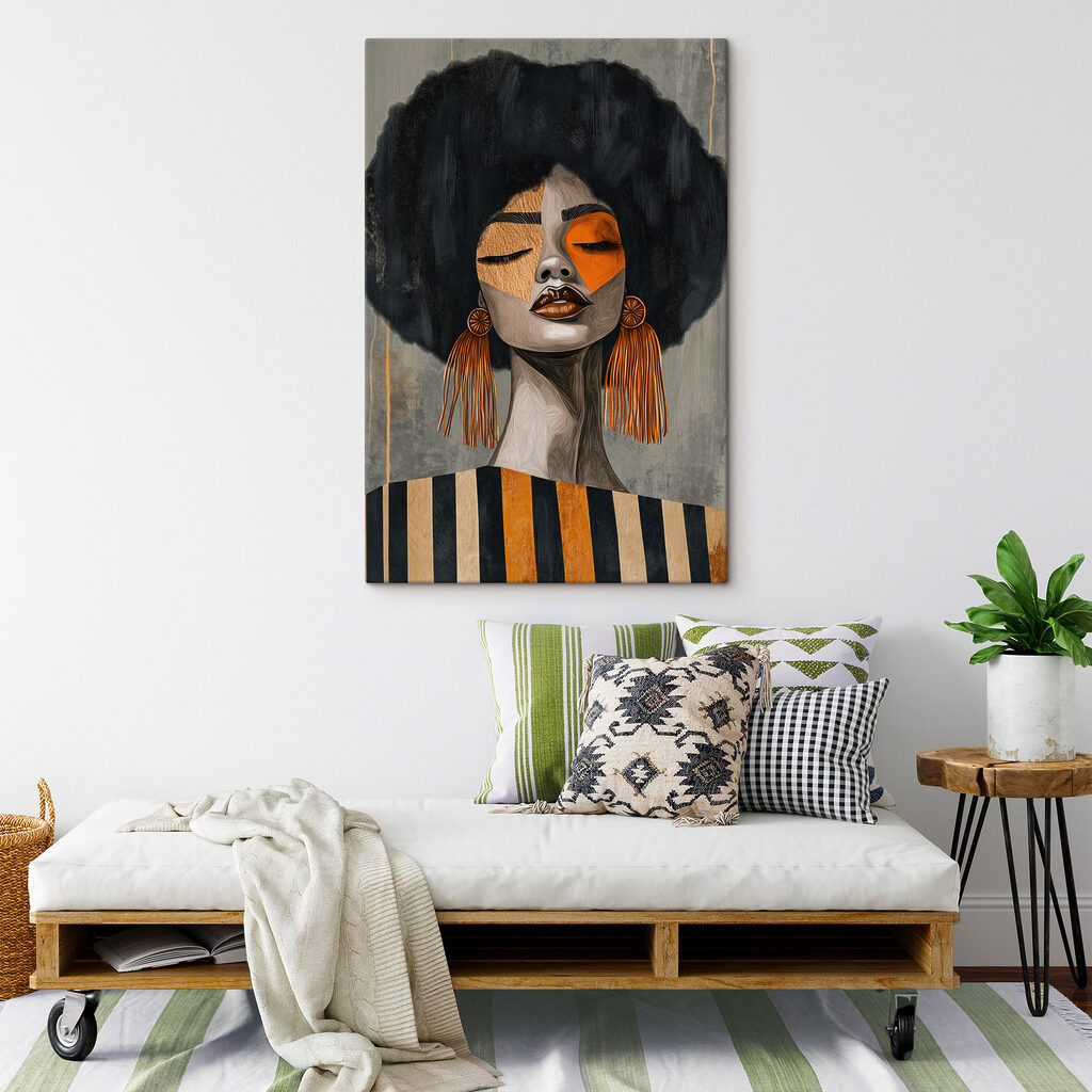 Striking art with vibrant colors