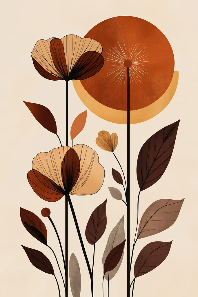 Elegant floral arrangement with warm tones Elegant floral arrangement with warm tones
