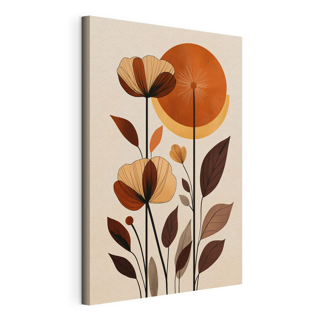Elegant floral arrangement with warm tones Elegant floral arrangement with warm tones