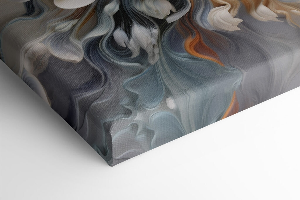 - Elegant blooms in soft pastel hues - Elegant blooms in soft pastel hues