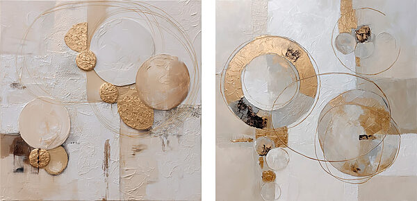 Abstract forms in soft tones Abstract forms in soft tones