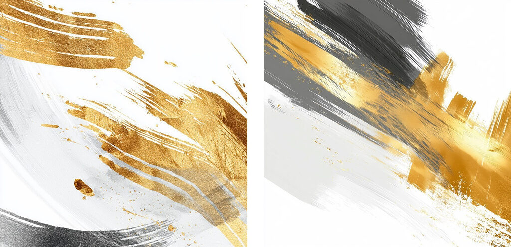 Abstract brush strokes in bold colors Abstract brush strokes in bold colors