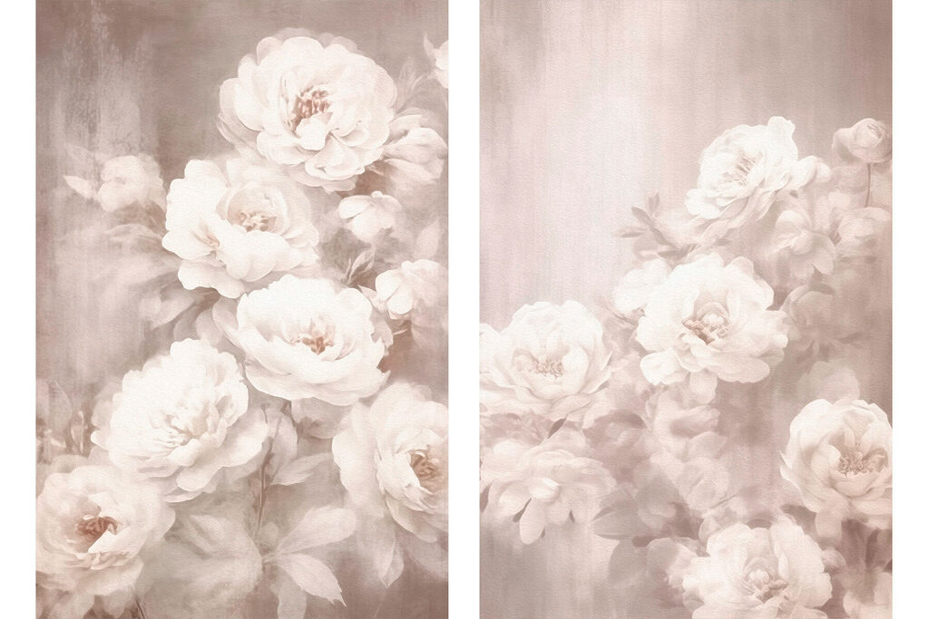 Soft blossoms in gentle hues Soft blossoms in gentle hues