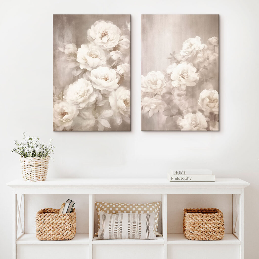 Soft blossoms in gentle hues Soft blossoms in gentle hues