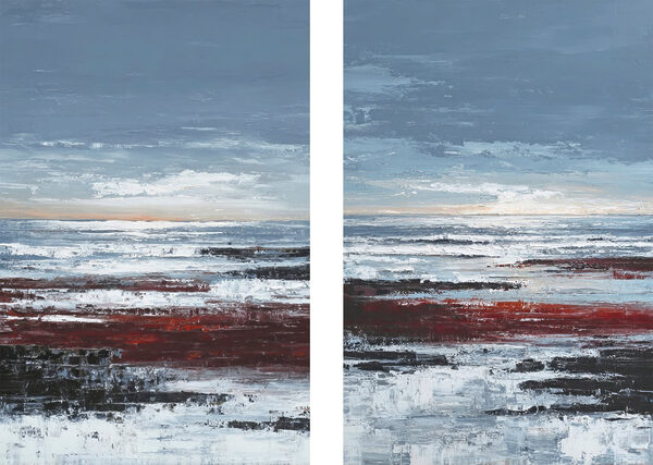 Painting of a beach