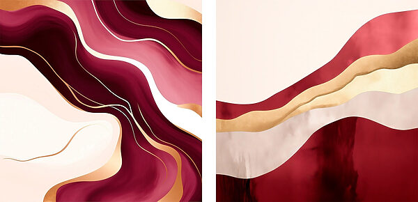 Flowing Colors and Soft Curves