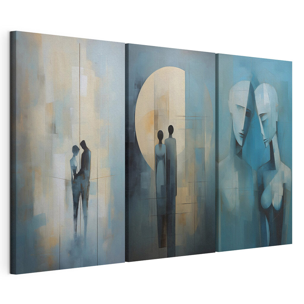 Painting of two people Painting of two people