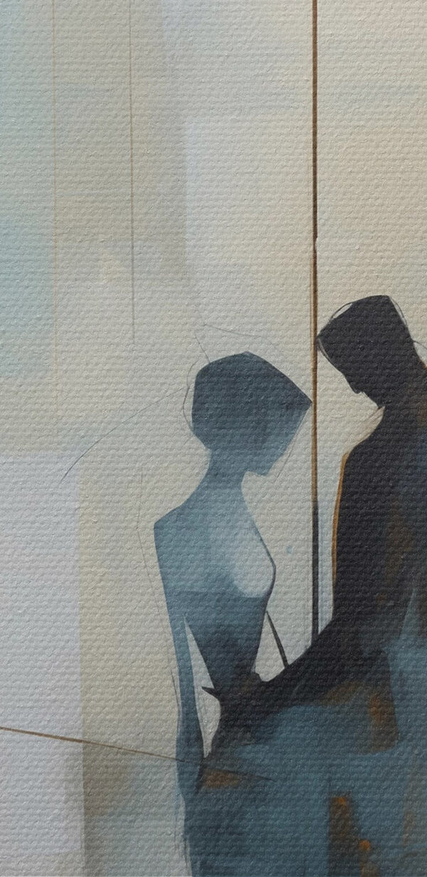 Painting of two people Painting of two people