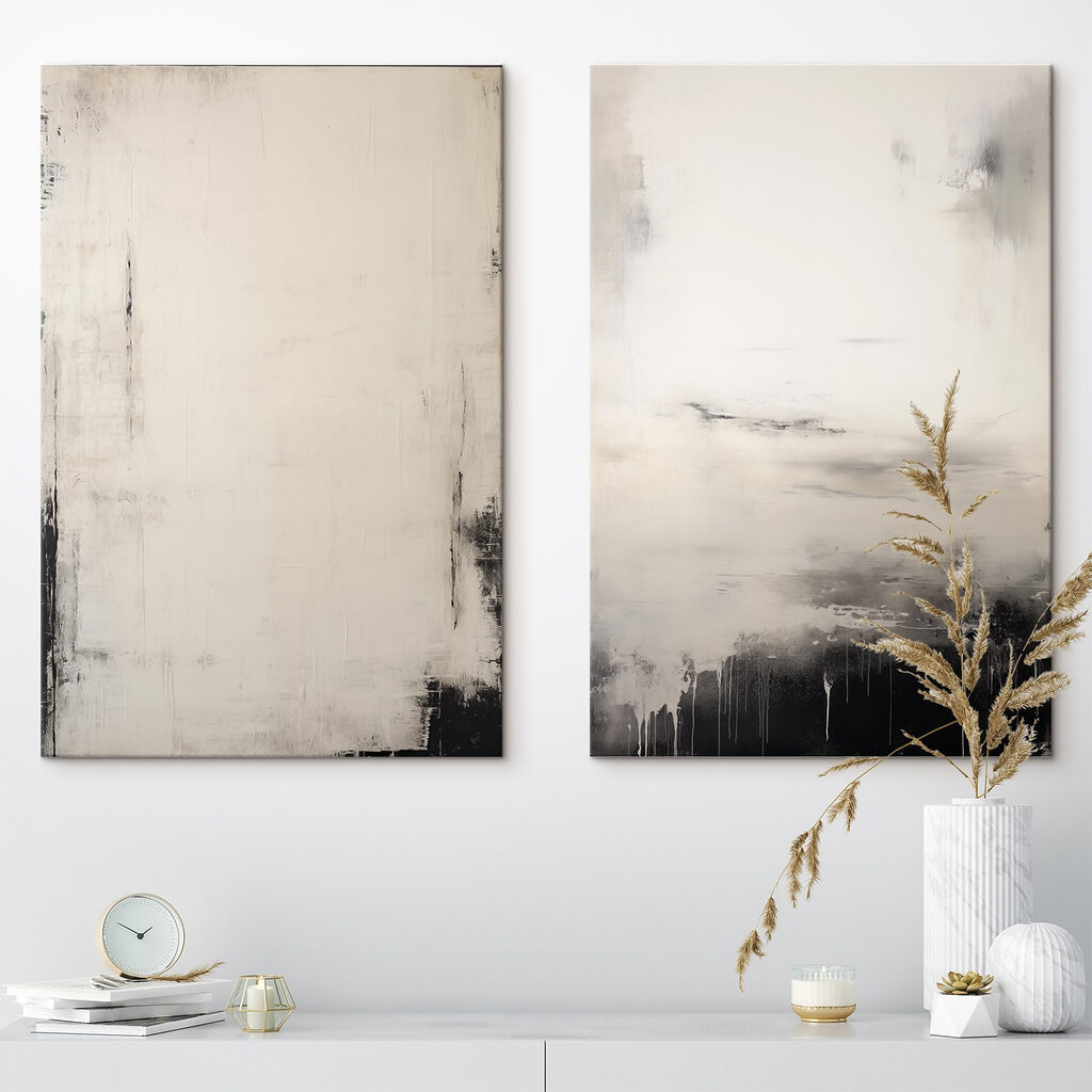 Painting of a man and woman Painting of a man and woman