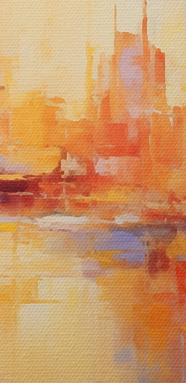 Painting of a city