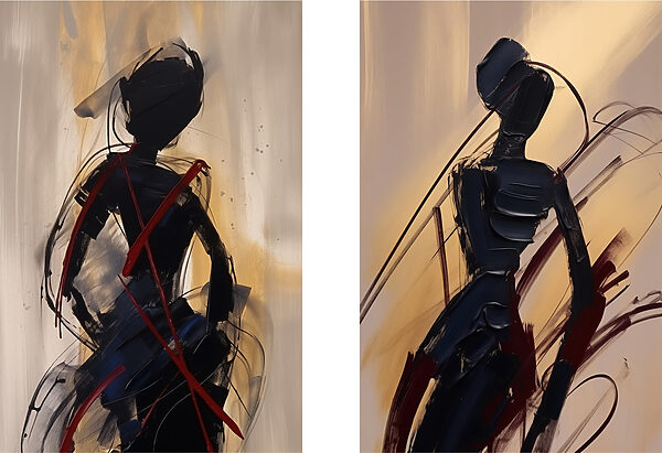 Painting of a woman Painting of a woman