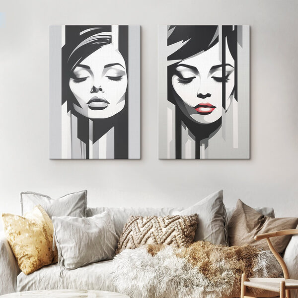 Dreamy portraits in striking contrast Dreamy portraits in striking contrast
