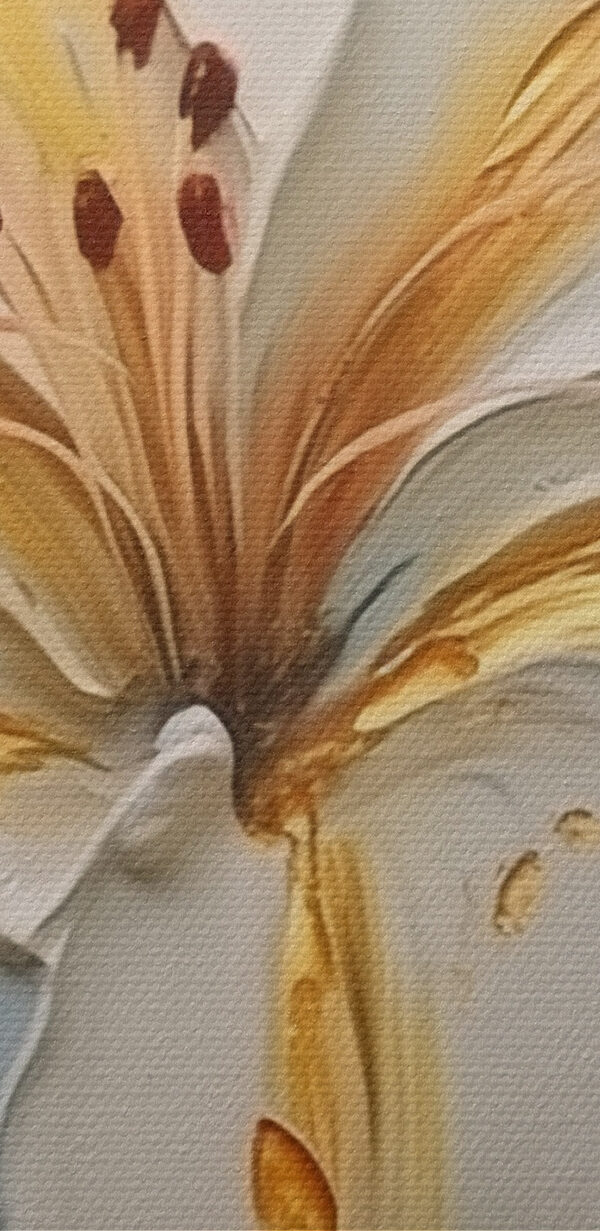 Painting of white flowers