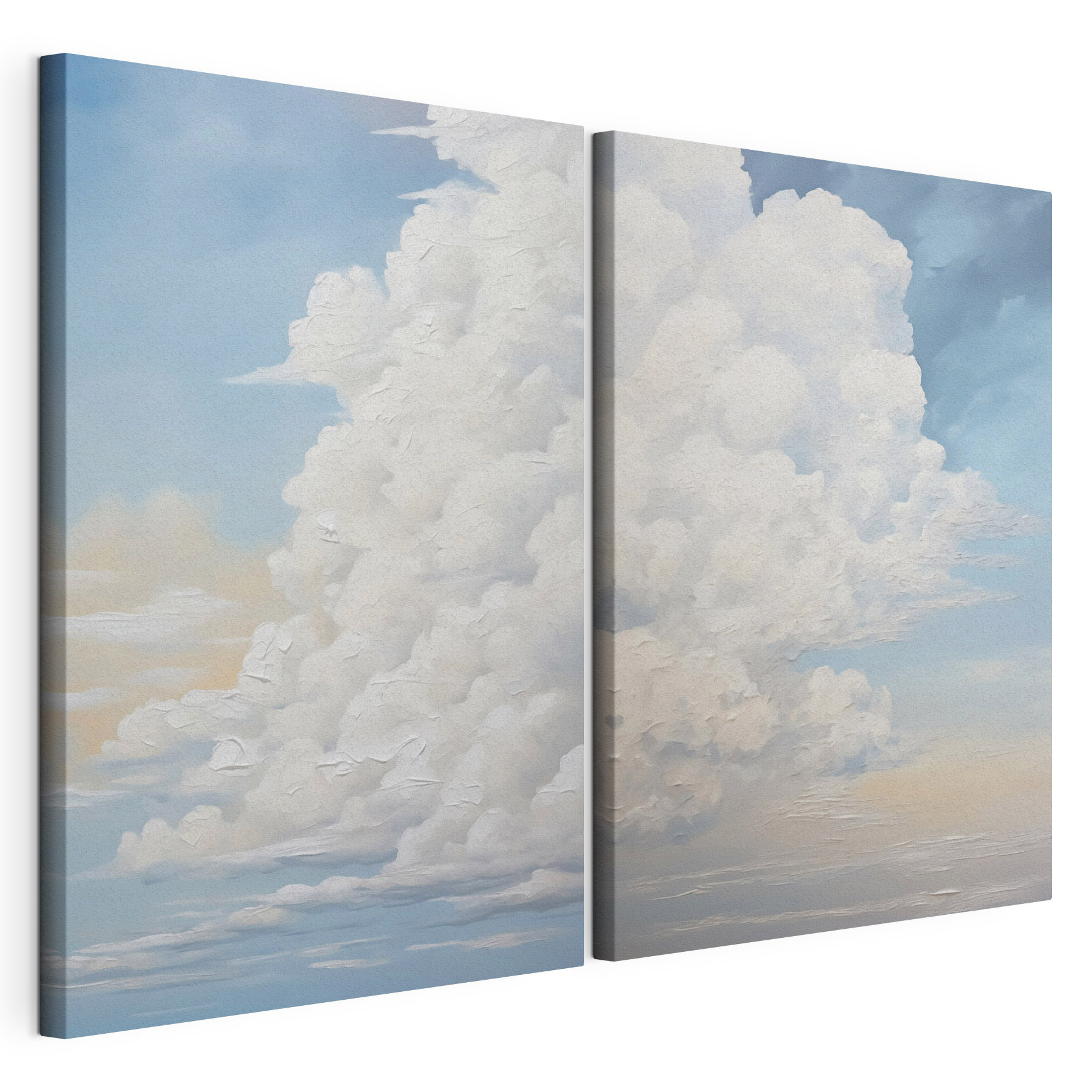 Comparison of clouds in the sky Comparison of clouds in the sky