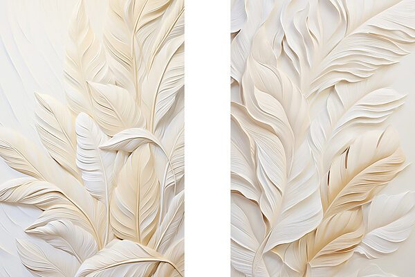 Elegant foliage in soft shades