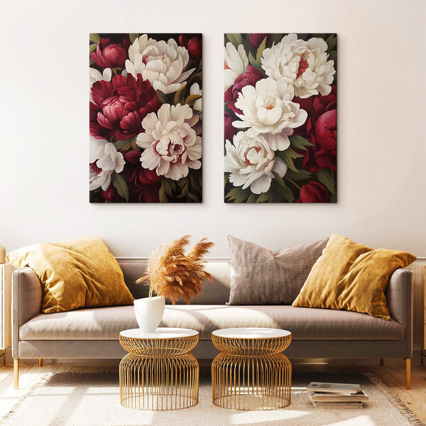 Elegant blooms in vibrant harmony Elegant blooms in vibrant harmony