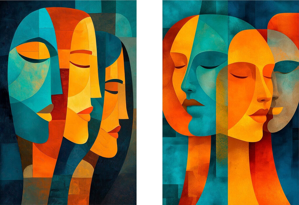 Collage of faces