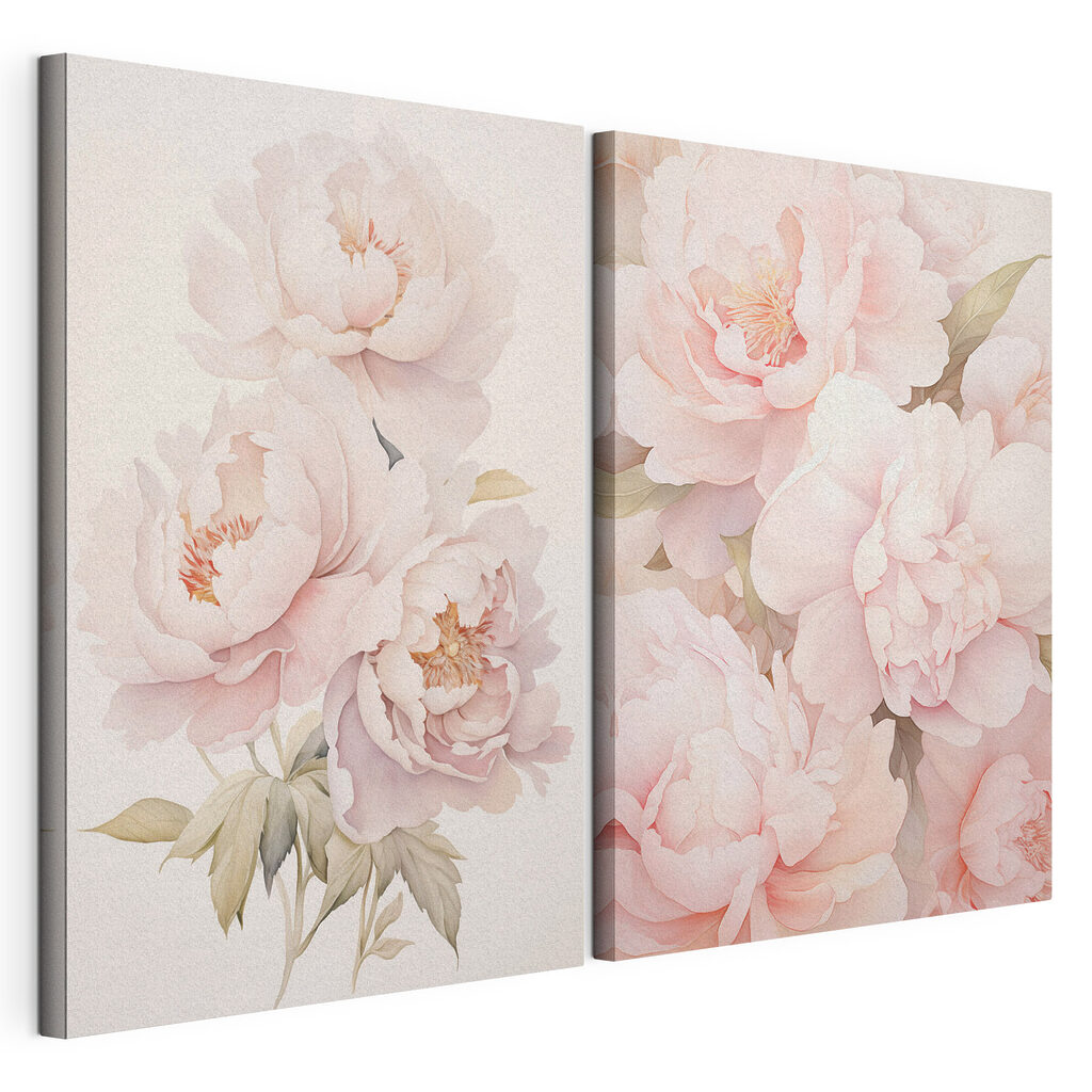 Soft blooms in gentle pastel hues Soft blooms in gentle pastel hues