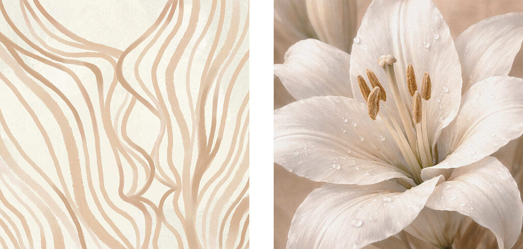 Smooth lines and elegant lilies Smooth lines and elegant lilies