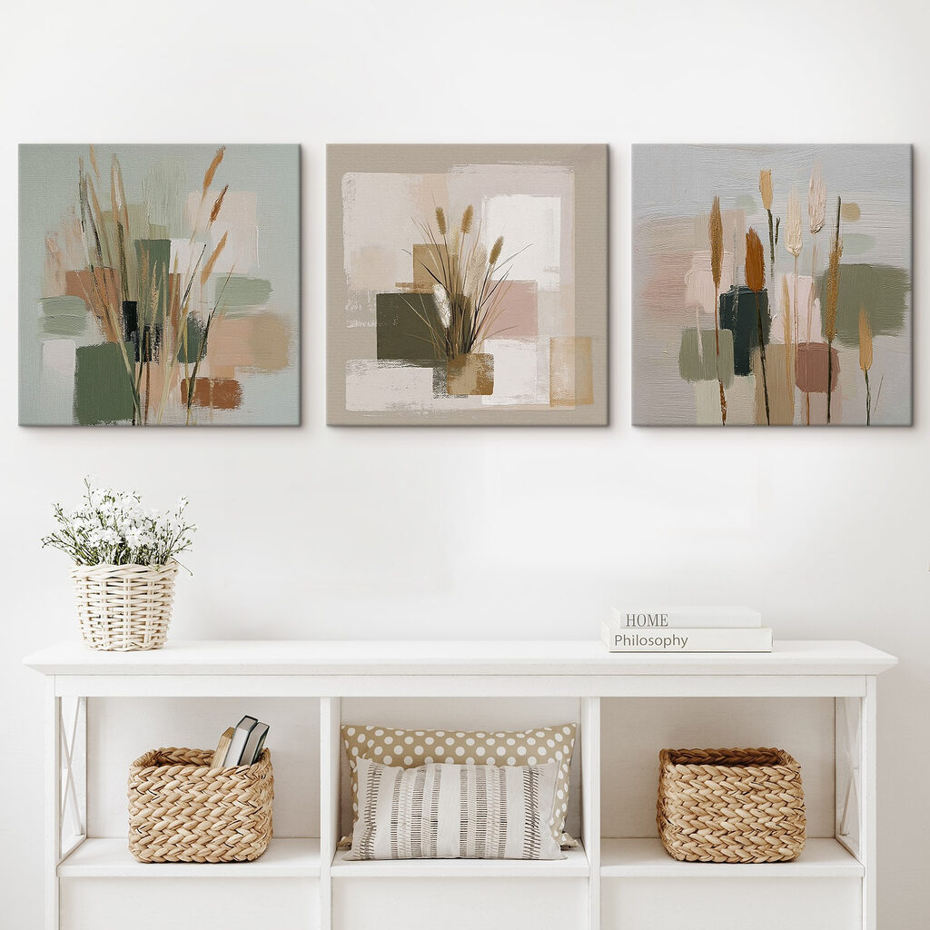 Painting of a bouquet of grass